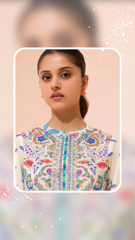 EMBROIDERED LAWN SHIRT